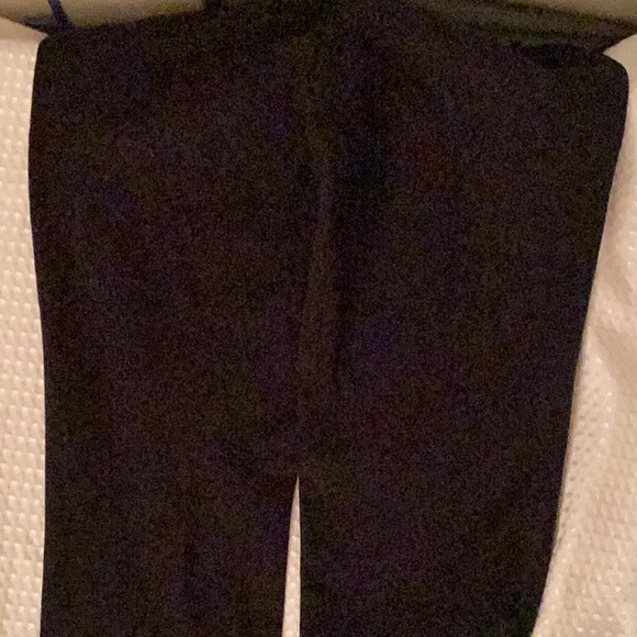 NWOT J.Crew black city fit ankle length flat front stretch pants # 8. - Picture 7 of 9